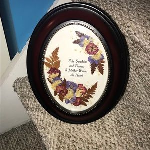 Real Floral Pressed Frame Gift for Mother